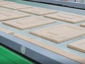 pvc vacuum press furniture panel sample 2